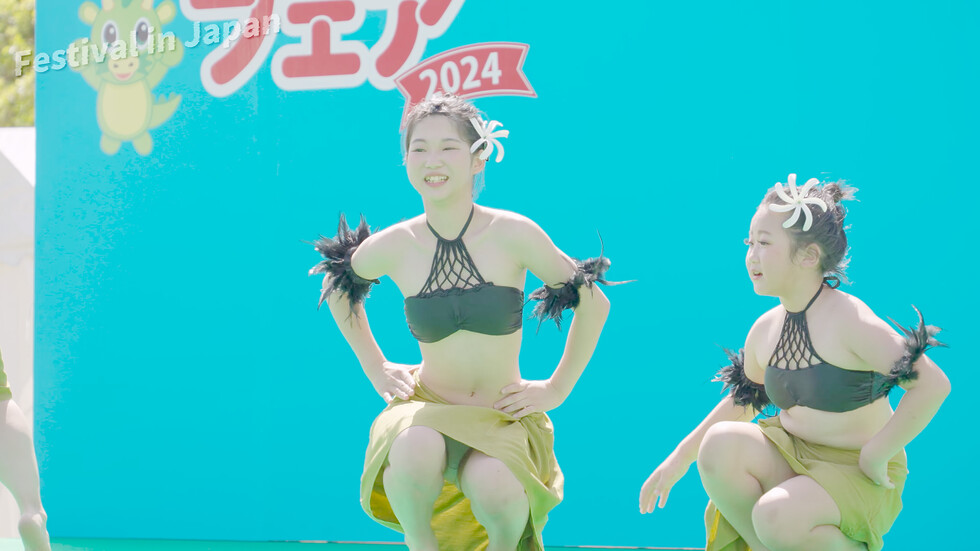 【ハツラツ！タヒチアン②】国際友好フェア 2024 タヒチアンダンスステージ 00:38（色調編集版）