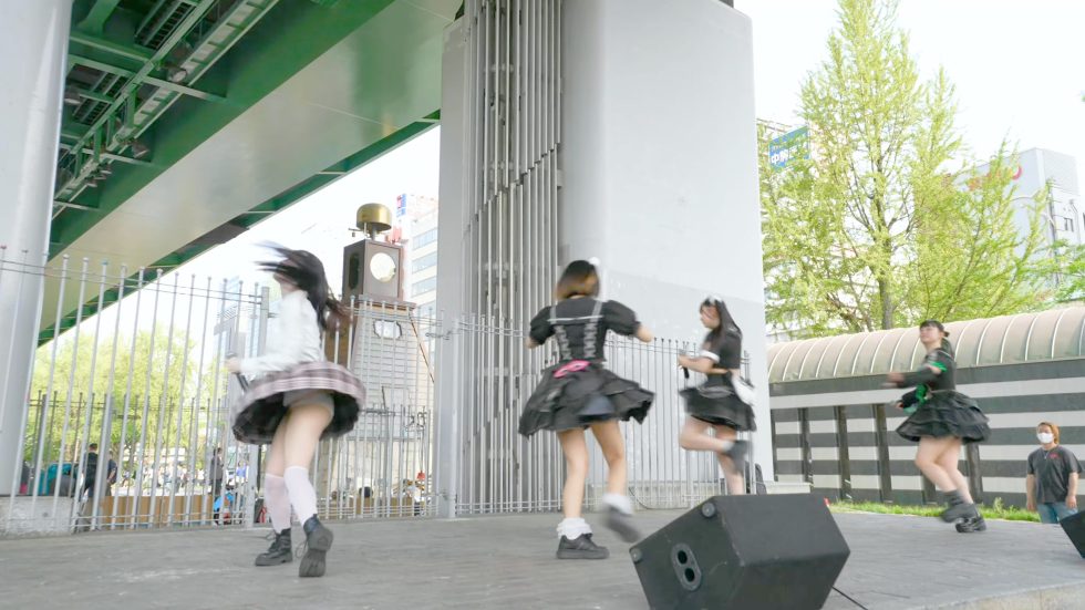 仮面学園 20250419@若宮広場 02:50（色調編集版）