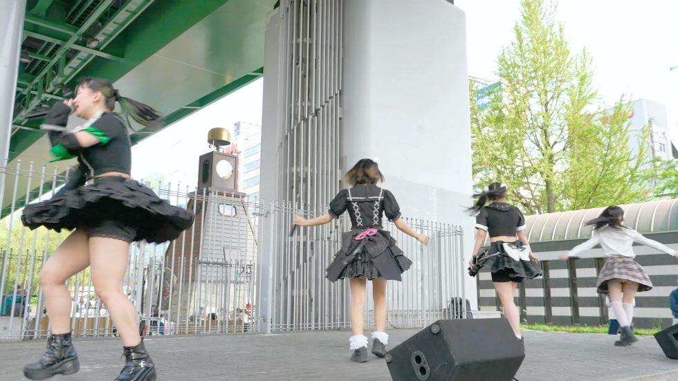 仮面学園 20250419@若宮広場 04:59（色調編集版）