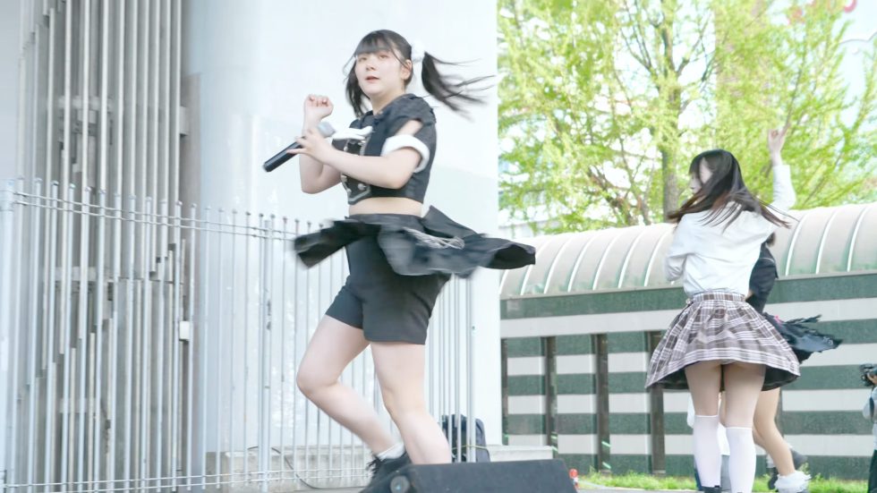 仮面学園 20250419@若宮広場 07:39（色調編集版）