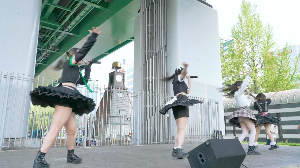 仮面学園 20250419@若宮広場 07:45（色調編集版）