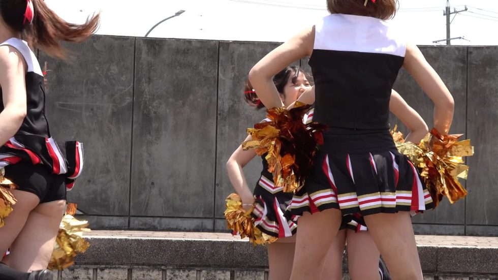 かわいいチアガール6 中京大学チアダンスサークルChupaChapus 可愛い ハイキック開脚  チアリーダー チアリーディング 4K cute japanese girl cheerleader 00:14