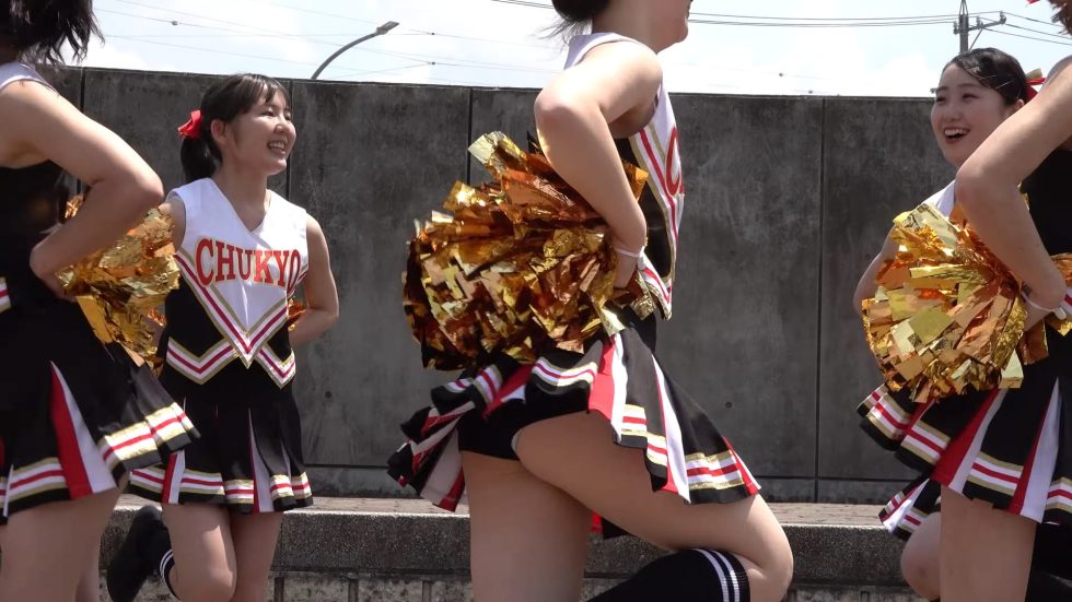かわいいチアガール6 中京大学チアダンスサークルChupaChapus 可愛い ハイキック開脚  チアリーダー チアリーディング 4K cute japanese girl cheerleader 00:40