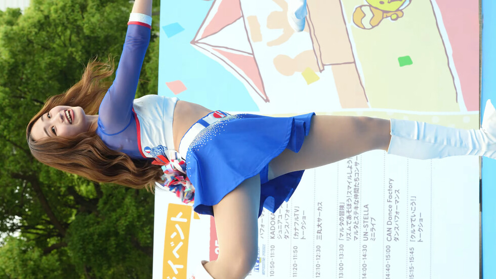 【チア】横浜F·マリノスオフィシャルチアリーダーズ『トリコロールマーメイズ』ハマフェス/2025.05.24 00:04