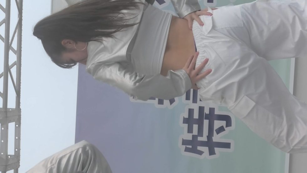 【4K JKダンス】2024年4月29日 第67回呉みなと祭 白銀の美少女 03:42