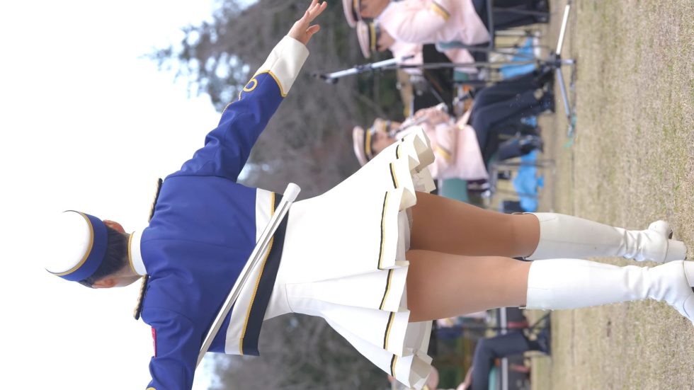 神奈川県警察音楽隊カラーガード/縦動画[4K/60P]おだわら諏訪の原公園/2024.03.10 00:22