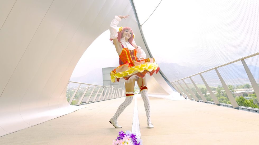 [Cosplay Dance Cover] Soshite Saigo no pēji niwa [Maki Solo] 00:42（色調編集版）