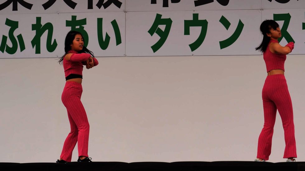 【sub📷】フェス② ダンスサークル②-1 スレンダー女子ダンス　--Very cute girl's dance performance 01:56（色調編集版）