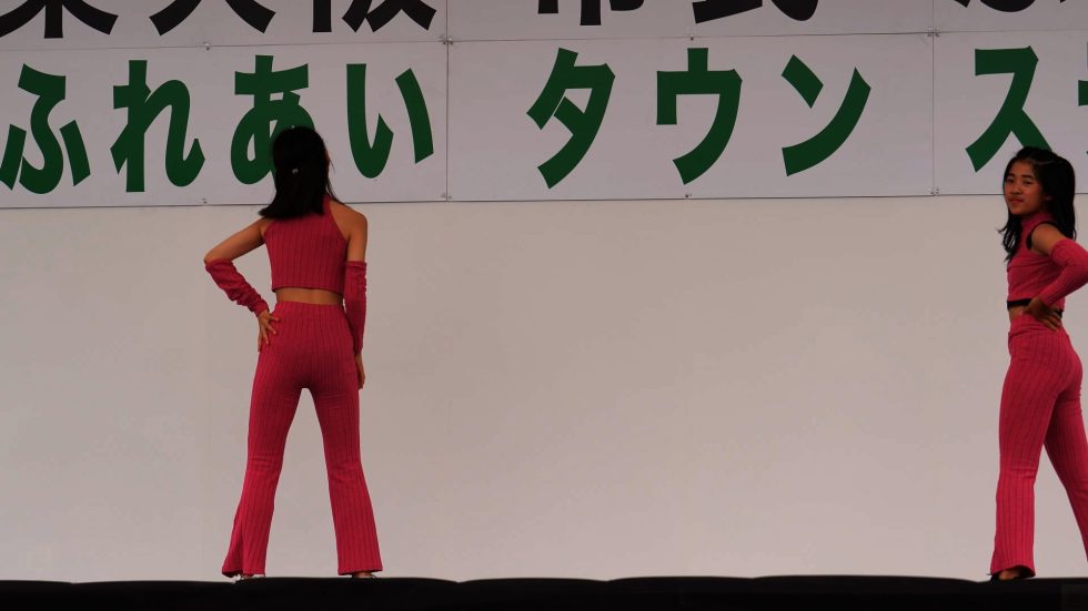 【sub📷】フェス② ダンスサークル②-1 スレンダー女子ダンス　--Very cute girl's dance performance 02:08（色調編集版）