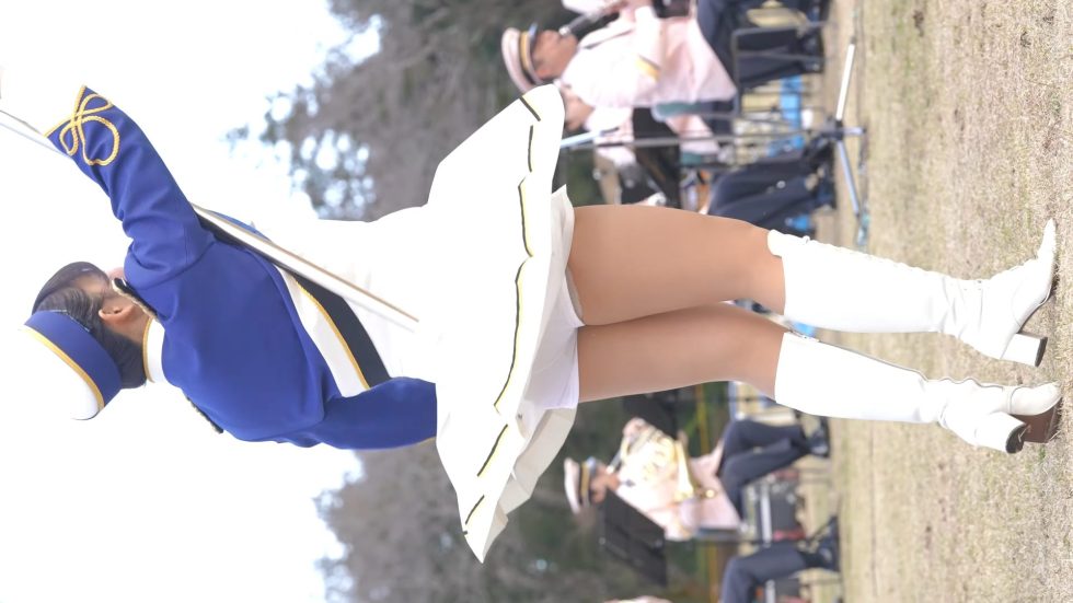 神奈川県警察音楽隊カラーガード/縦動画[4K/60P]おだわら諏訪の原公園/2024.03.10 05:16