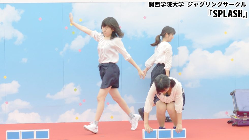 2016.05.28-関西学院大学 大道芸サークル『SPLASH』空楽Festa@伊丹空港 16:34（色調編集版）