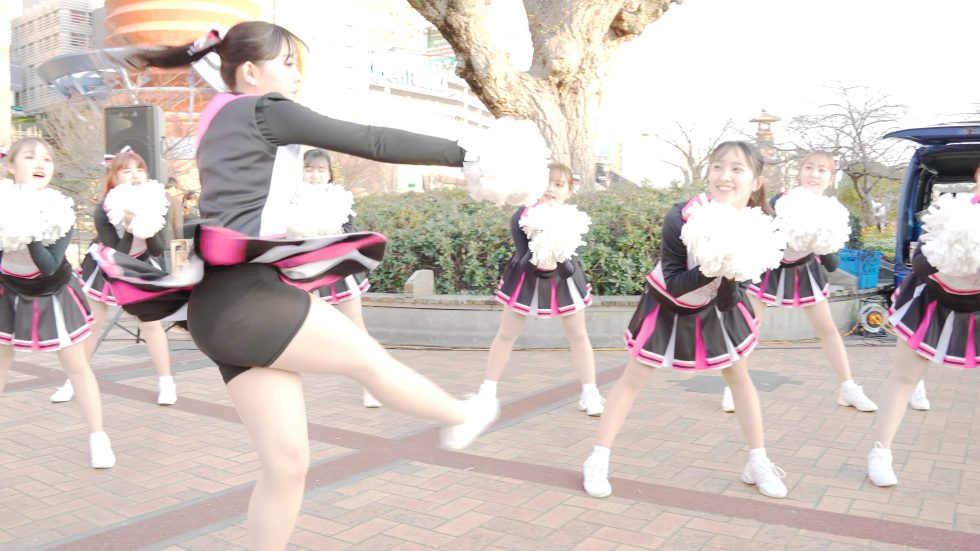 九産大 Vigorous /Mickey　チアリーディング 清流公園2024【4K60P】 02:01（色調編集版）