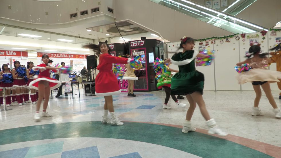 【チアダンス】 ⑤ Glitter★X'mas performance 2024.12.15 ちとせモール 01:50