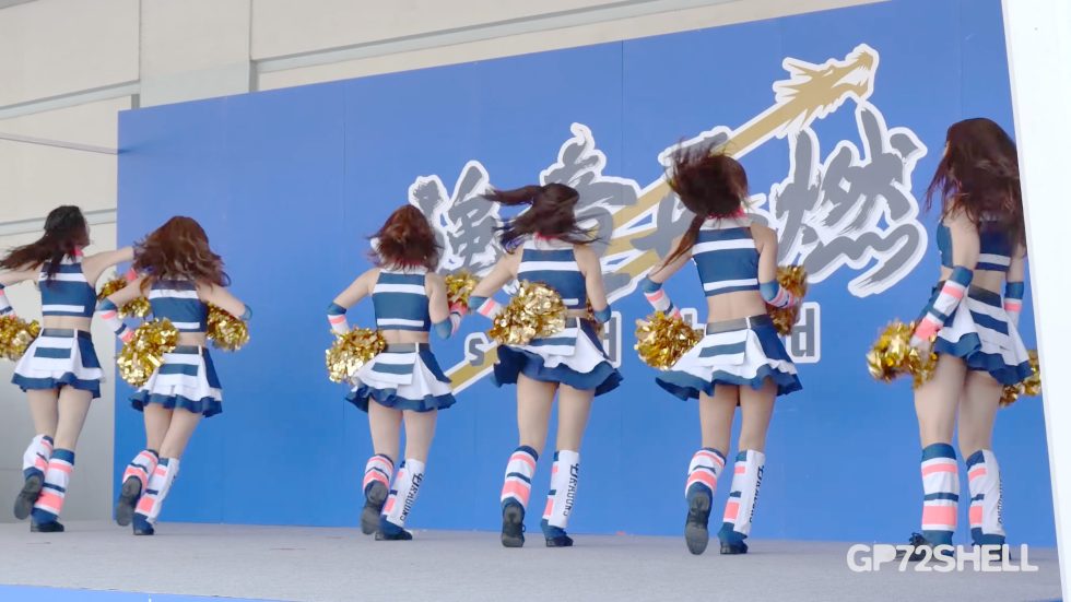 かわいいハプニングにドキッ❤!? 人気チアリーダーがハッスルしすぎて・・ 00:24（色調編集版）