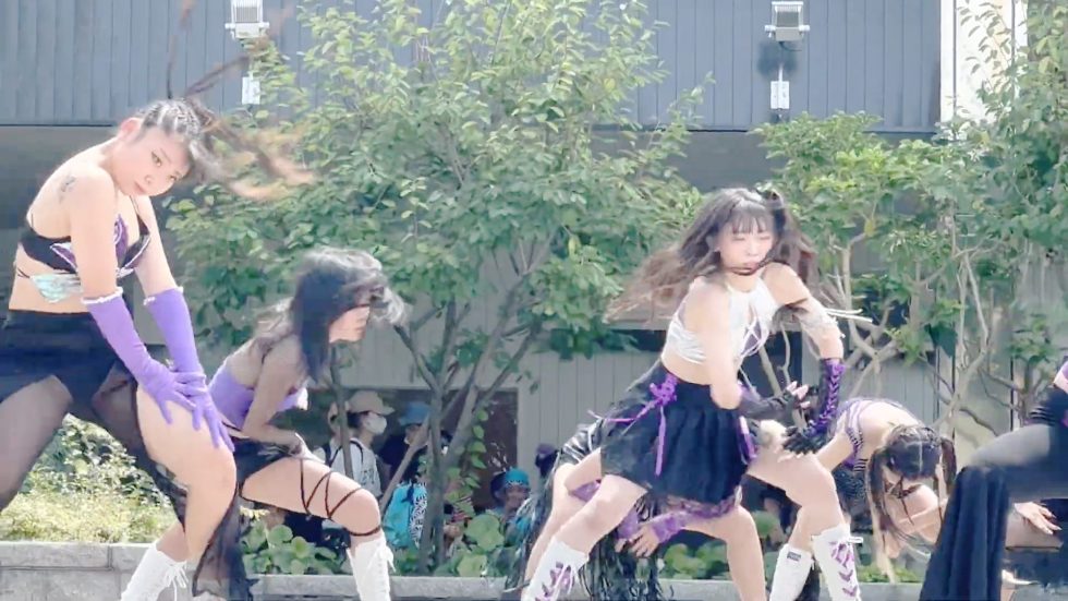 横　K-POP PICKUP ← UNITYDANCEGROUP ③ 220821 がいな祭/米子駅前だんだん広場 00:29（色調編集版）
