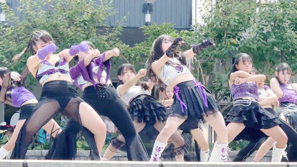 横　K-POP PICKUP ← UNITYDANCEGROUP ③ 220821 がいな祭/米子駅前だんだん広場 00:50（色調編集版）