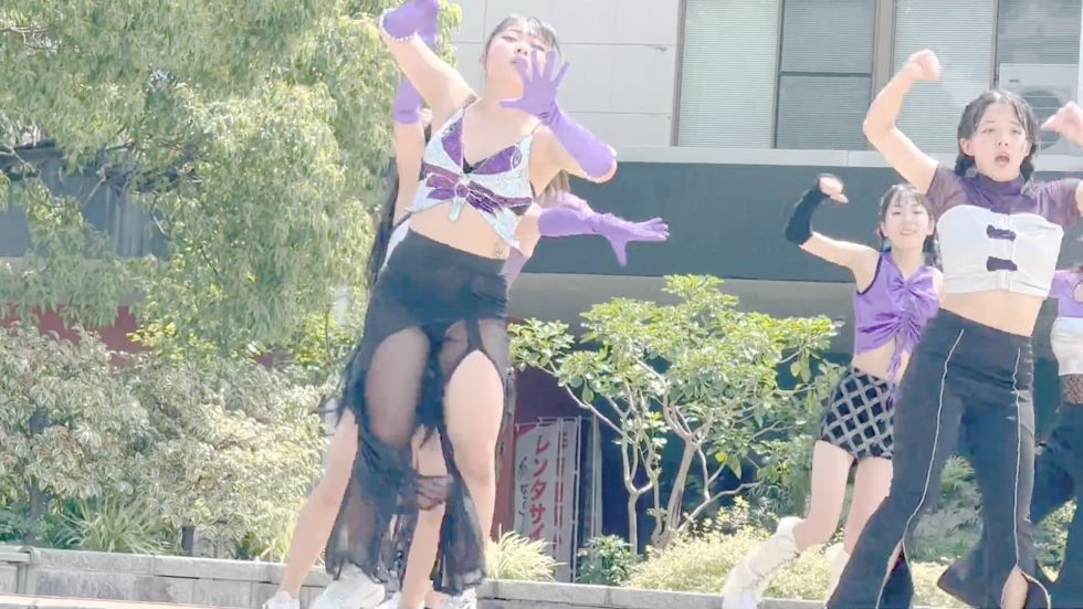 横　K-POP PICKUP ← UNITYDANCEGROUP ③ 220821 がいな祭/米子駅前だんだん広場 03:29（色調編集版）