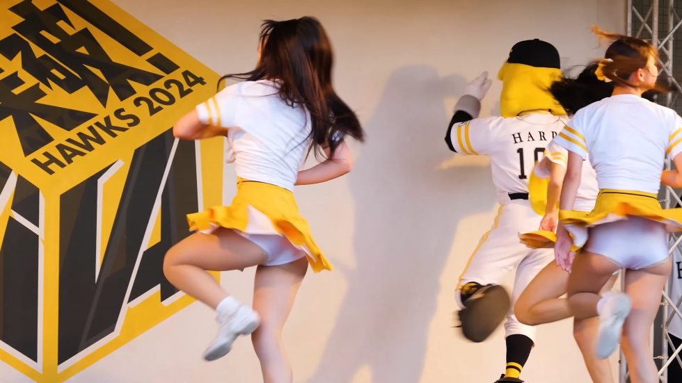 [4Kチア]Honeys ハニーズ FAN! FUN! STAGE チアガール パフォーマンス / 福岡ソフトバンクホークス / 日本シリーズ第4戦 2024年10月30日 ② 04:07
