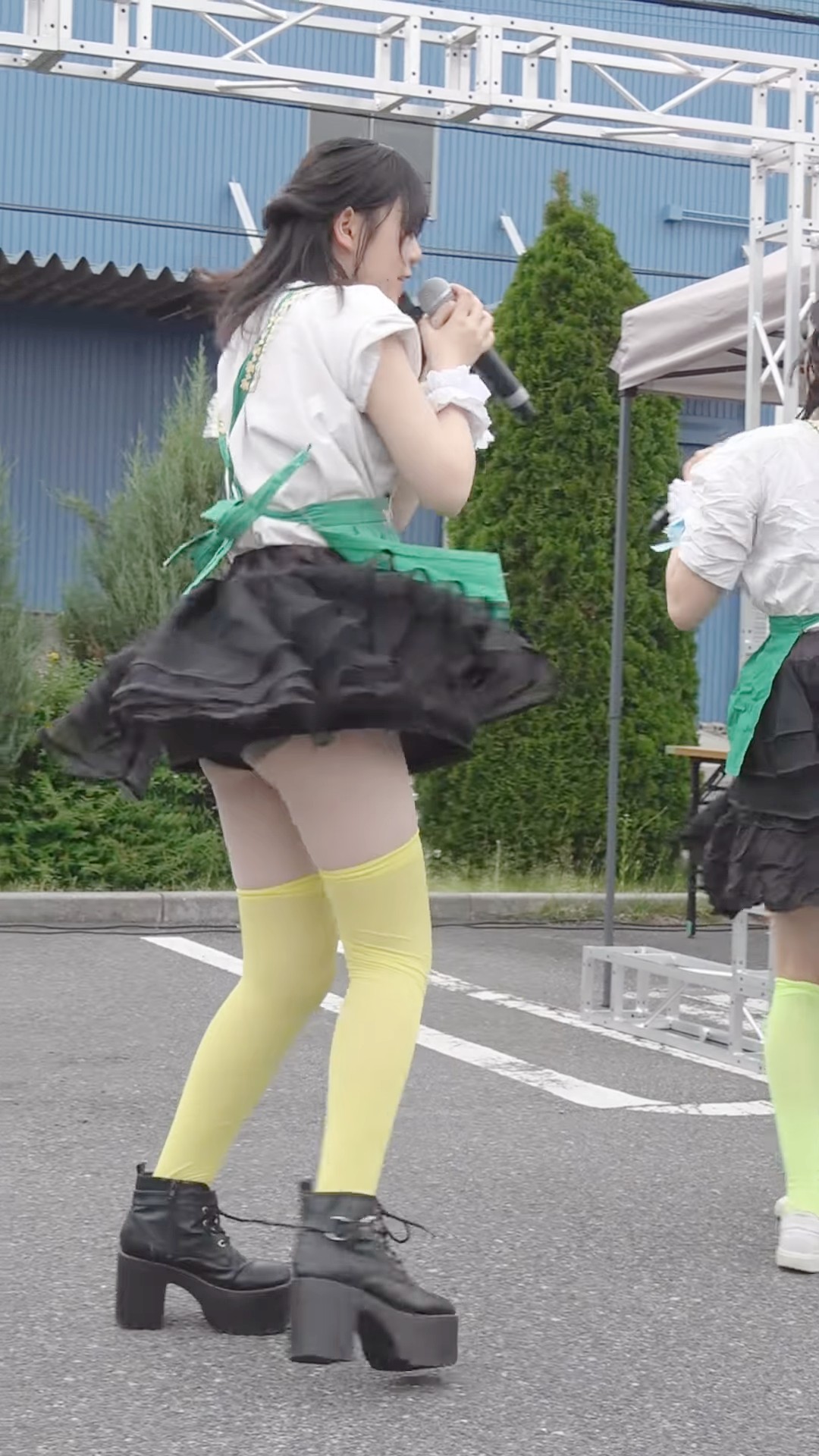 【スマホ縦　風々カメ】 Give me Love(2回目) / 越谷ご当地アイドル・クロワッサン　エンジョイフェスティバル2部＠ウニクス吉川 00:26（色調編集版）