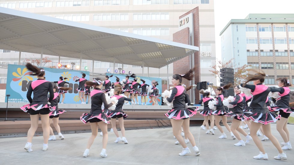 九州産業大学 チアリーダー Vigorous [ 4K/60P 固定 ] 2025/11/1 香椎祭2025 (大学生チアリーダー チアリーディング ダンス ) 02:25（色調編集版）