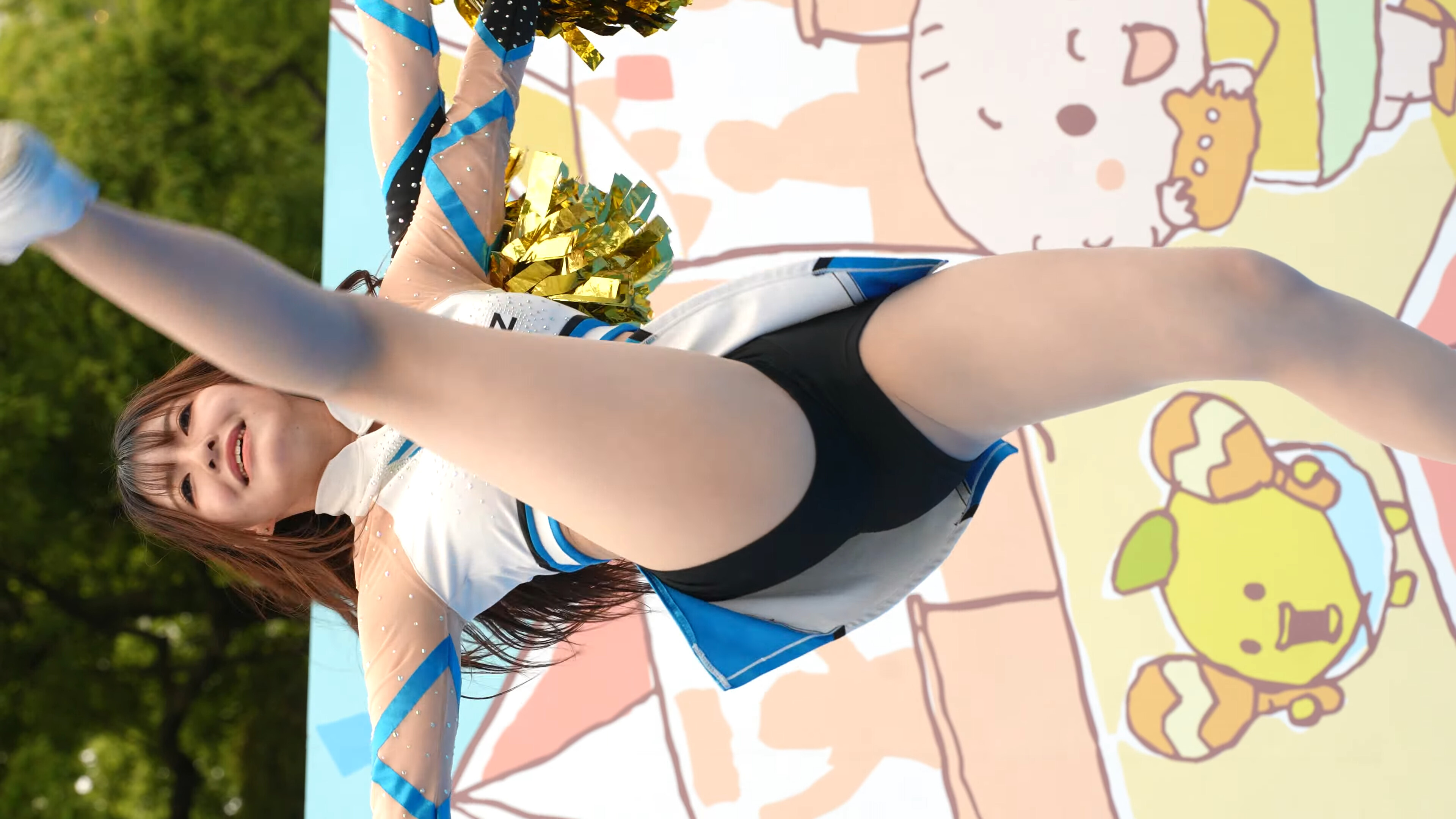 【チア】横浜GRITS_オフィシャルチアリーダーズ 『GRITS TOPAZ』縦動画[4K/60P]ハマフェス/2025.05.24 00:52