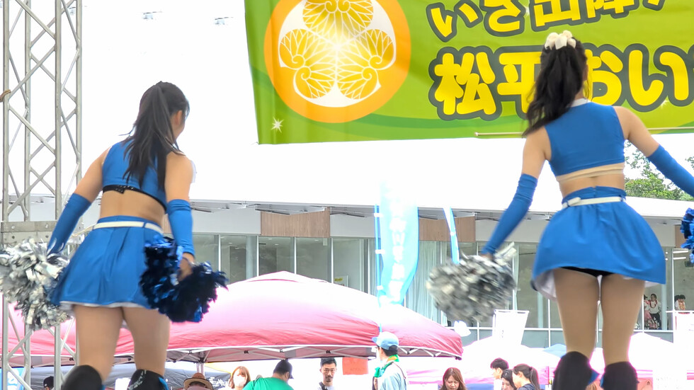 【神ダンス④】かわいいチアダンサー/チアダンスステージ/cheer dance performance 00:09