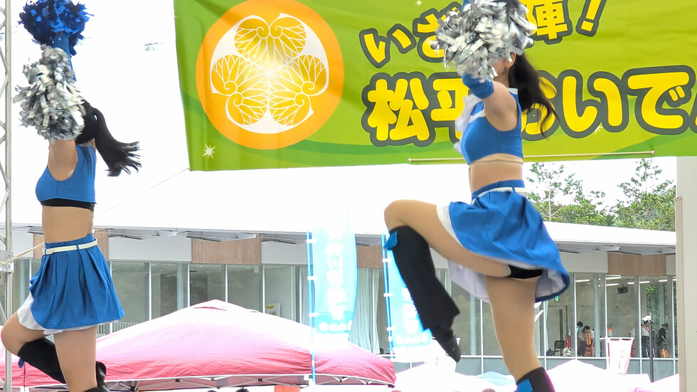 【神ダンス④】かわいいチアダンサー/チアダンスステージ/cheer dance performance 00:19