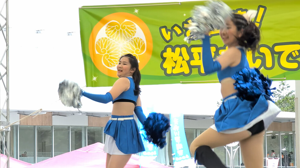 【神ダンス④】かわいいチアダンサー/チアダンスステージ/cheer dance performance 00:24