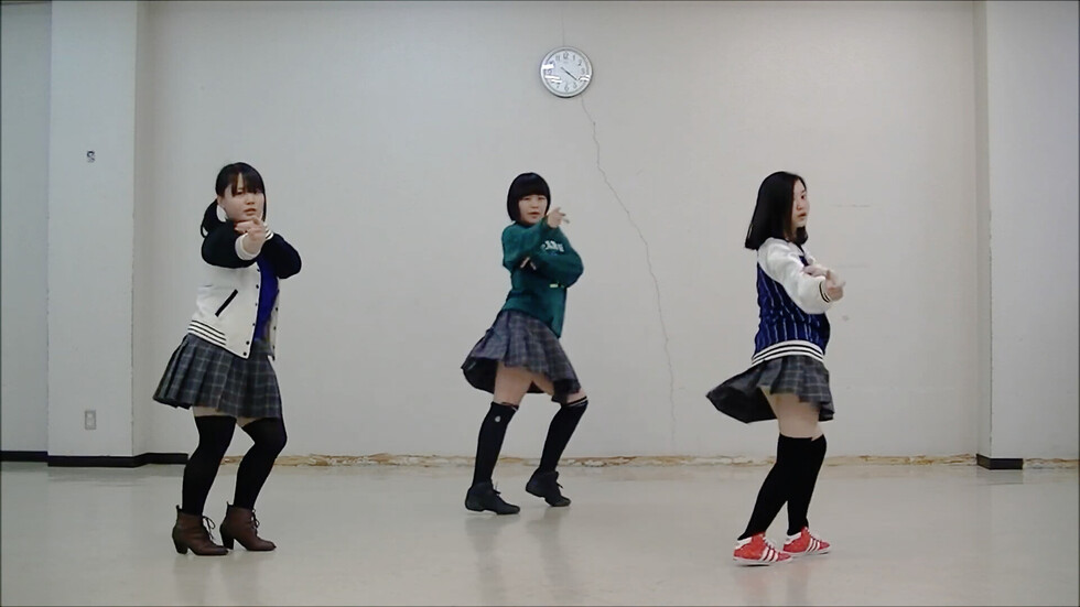 【ナコ(・ω・)・暖。(のん)・ウサギ少年】　Girls　踊ってみた 01:01（色調編集版）