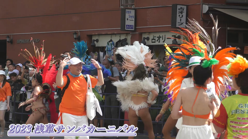 最速！4年ぶりに復活！本日行われた2023浅草サンバカーニバル！「G.R.E.S.FESTANCA」【4K】【sambacarnival】 03:53