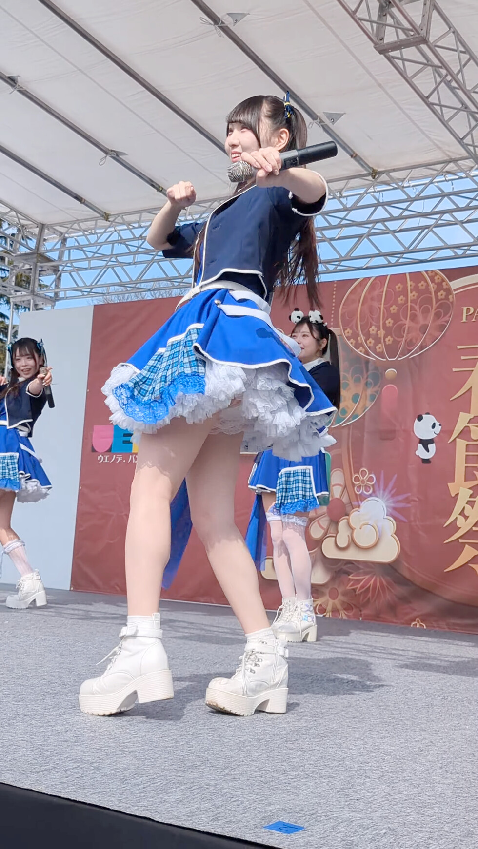 2026/02/14(土)【藍色アステリズム】④『ウエノデ.パンダ春節祭2026🐼』 @上野恩賜公園噴水前広場 特設会場⛲️ #撮影可能ライブ(動画スマホのみ) 00:20（色調編集版）