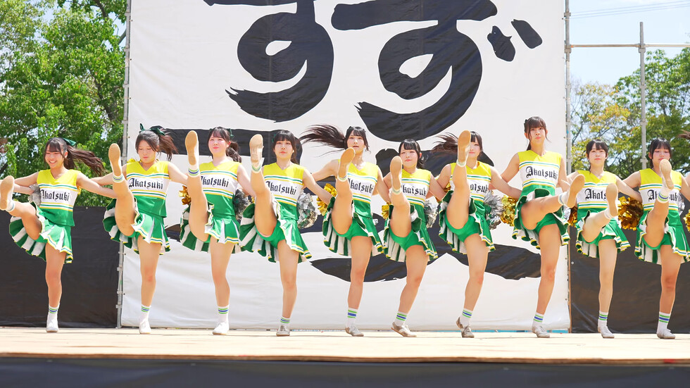 [4K] 暁高等学校バトン部 1回目　すずかフェスティバル 2025 (すずフェス) 日曜日 (中央) 02:40