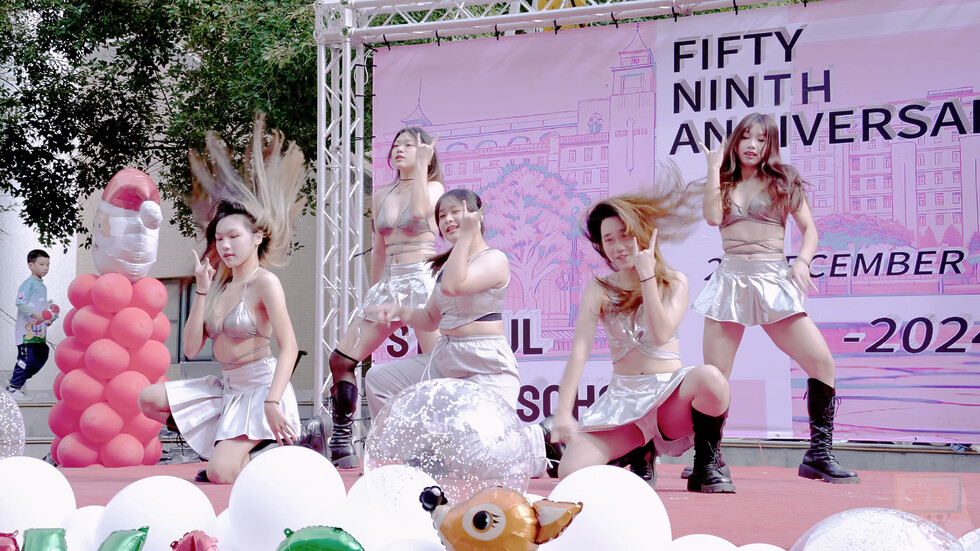 岡山高中熱舞社 KDF║LISA ROCKSTAR & KARINA UP & GENBLUE COCOCO《明誠高級中學 59週年校慶園遊會》║SIDE CAM║4K 60fps 00:06（色調編集版）