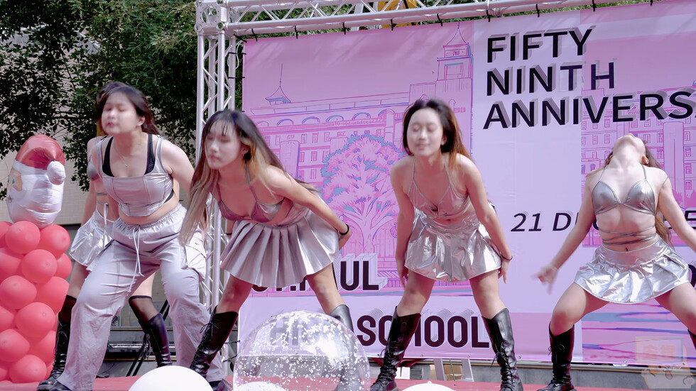 岡山高中熱舞社 KDF║LISA ROCKSTAR & KARINA UP & GENBLUE COCOCO《明誠高級中學 59週年校慶園遊會》║SIDE CAM║4K 60fps 00:39（色調編集版）