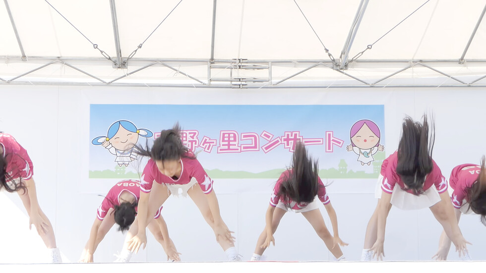 【固定カメラ02】第一薬科大学付属高校芸能コースCANDY POP「Gasolina」in『吉野ケ里歴史公園 秋まつり』2025/10/11 01:09（色調編集版）