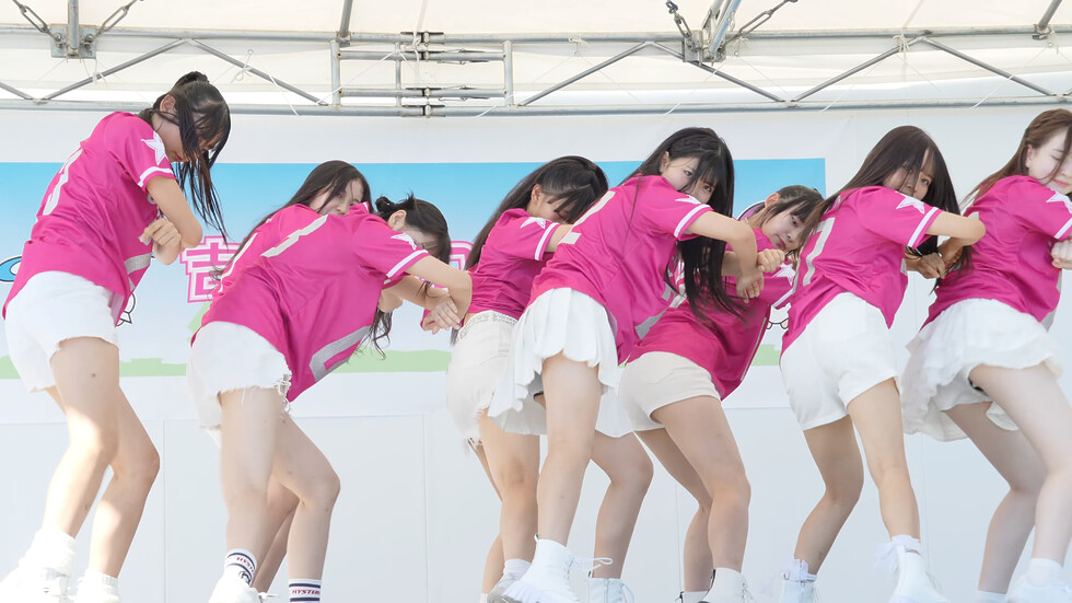 第一薬科付属高校/ごめんなさいのKissing You/E-Girls/Dance 吉野ヶ里2025【4K60P】 02:52（色調編集版）