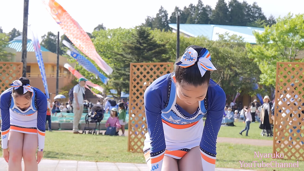 高校チアリーダー部さんのダンスステージ【にゃるこ】 00:38