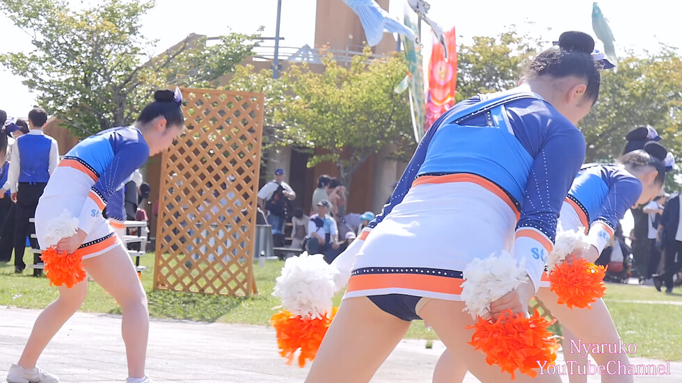 高校チアリーダー部さんのダンスステージ【にゃるこ】 03:24