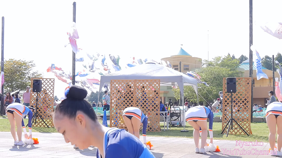 高校チアリーダー部さんのダンスステージ【にゃるこ】 04:16